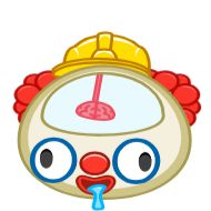 Sticker Клоун стример Додепов - 1