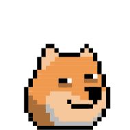 Sticker 8Bit Doge Animated - 11