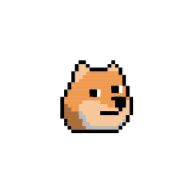 Sticker 8Bit Doge Animated - 1