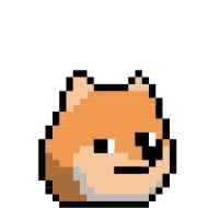 Sticker 8Bit Doge Animated - 0