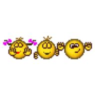 yellow emoticon clipart