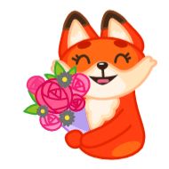 Стикер Лисёнок от @TgSticker - 11