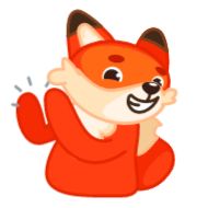Стикер Лисёнок от @TgSticker - 9