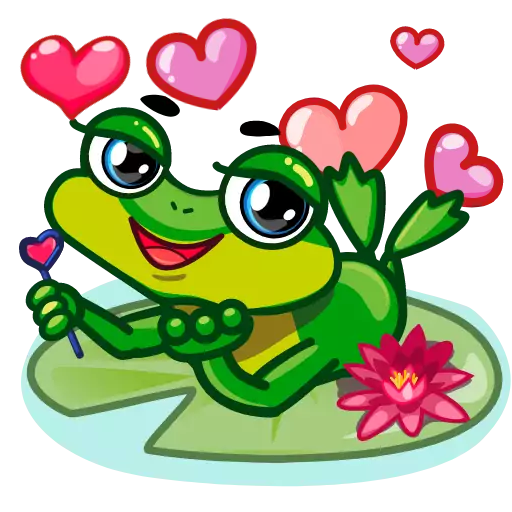 Sticker frog_anim - 1