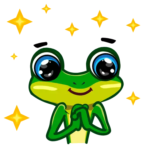 Sticker frog_anim - 1