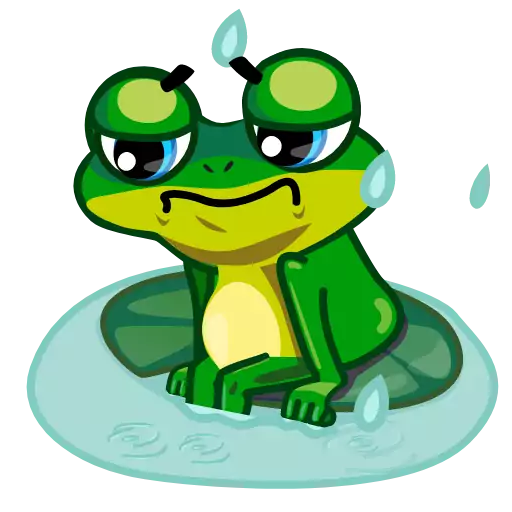 Sticker frog_anim - 1