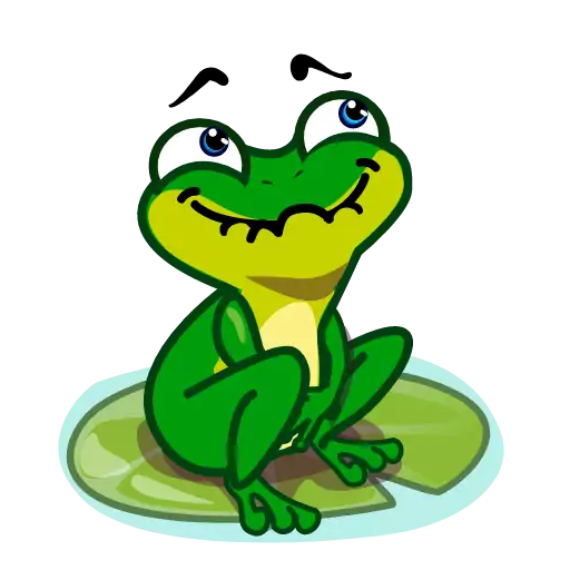 Sticker frog_anim - 1