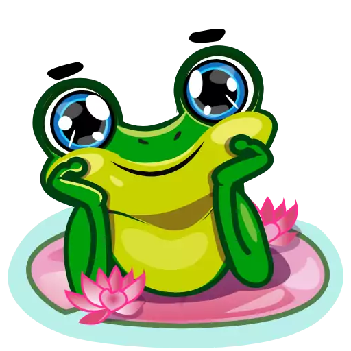Sticker frog_anim - 1