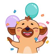 Стикер Гиена Гинни • @TgSticker - 11