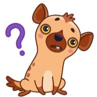 Стикер Гиена Гинни • @TgSticker - 6