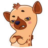 Стикер Гиена Гинни • @TgSticker - 4