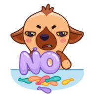 Стикер Гиена Гинни • @TgSticker - 2