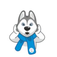 Стикер Ulayka the Husky @TgSticker - 3