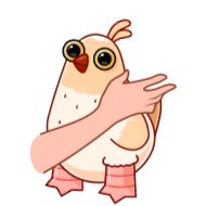 Sticker Белая Клунька (@TgSticker) - 10