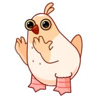 Sticker Белая Клунька (@TgSticker) - 2