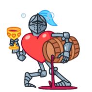 Стикер Date Knight - 10