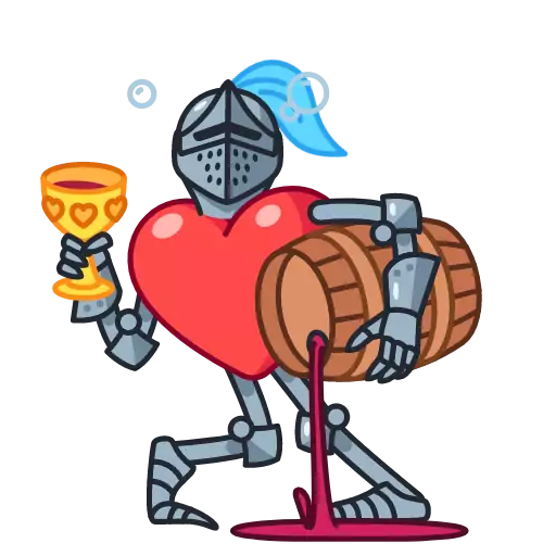 Sticker knightbraveheart - 1