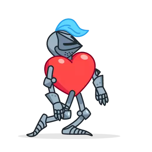Sticker knightbraveheart - 1