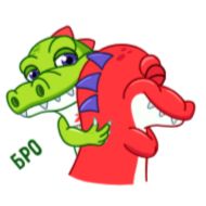 Стикер Croco @koleso_ru - 11