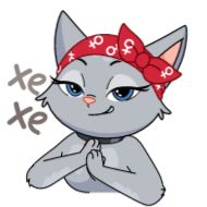 кошка эскиз иллюстрация