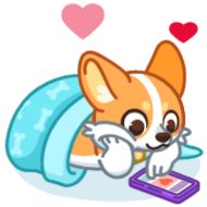 Стикер Люси @TgEmodziBot - 3