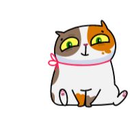 кошка эскиз рисование