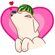 Стикер MelonDog @editbydenzel_portfolio - 8