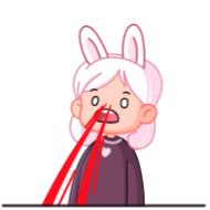 Стикер Мичико - @TgSticker - 6