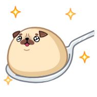 Стикер Мопс Моши - @TgSticker - 9