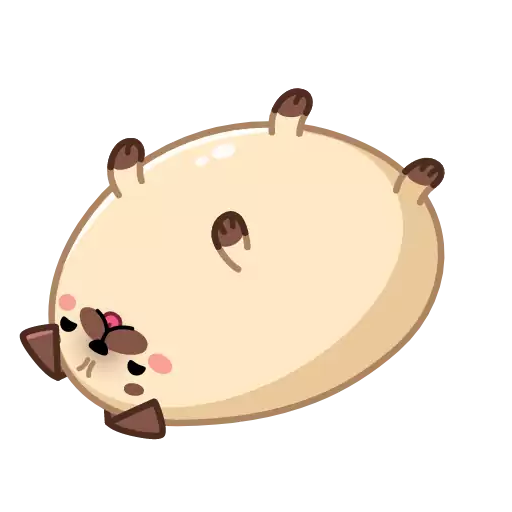 Стикер moshi_pug_vk - 1