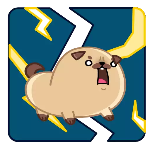 Sticker moshi_pug_vk - 1