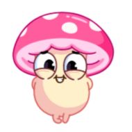 Стикер Мухомор Стёпа (@TgSticker) - 2