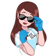 Sticker Mystique Gel Official - 2