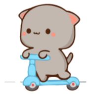 Стикер Peach Goma Cats @PeachLovesGoma - 3