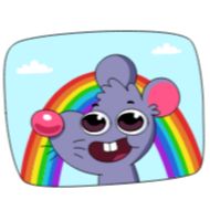 rainbow cartoon clipart