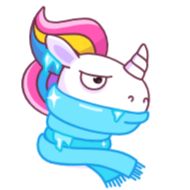 Sticker Поникорн от канала @TgSticker - 11