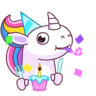 Sticker Поникорн от канала @TgSticker - 0