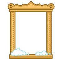 прямоугольник зеркало рамка