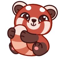 Sticker Красная панда @TgSticker - 11