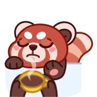 Sticker Красная панда @TgSticker - 10