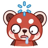 Sticker Красная панда @TgSticker - 7