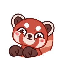 Sticker Красная панда @TgSticker - 1