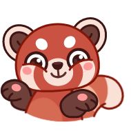 Sticker Красная панда @TgSticker - 0