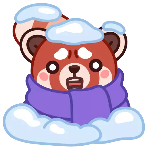 Sticker redpandaanim - 1