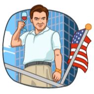 Стикер БОГАТЫЙ ТРЕЙДЕР - @RICH_TRADERS - 1