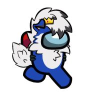 Sticker Running Among Us - 2