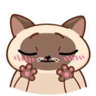 Sticker Сиамский кот (@TgSticker) - 11