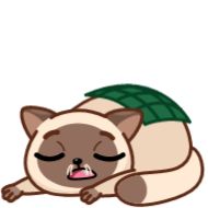 Sticker Сиамский кот (@TgSticker) - 4