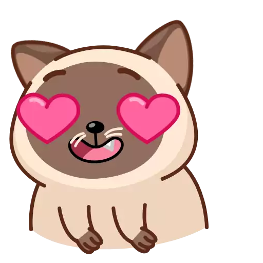 Стикер seamese_anim - 1