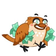 Стикер Воробушек Сёма - 9